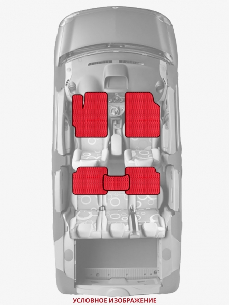 ЭВА коврики «Queen Lux» стандарт для Honda Fit I